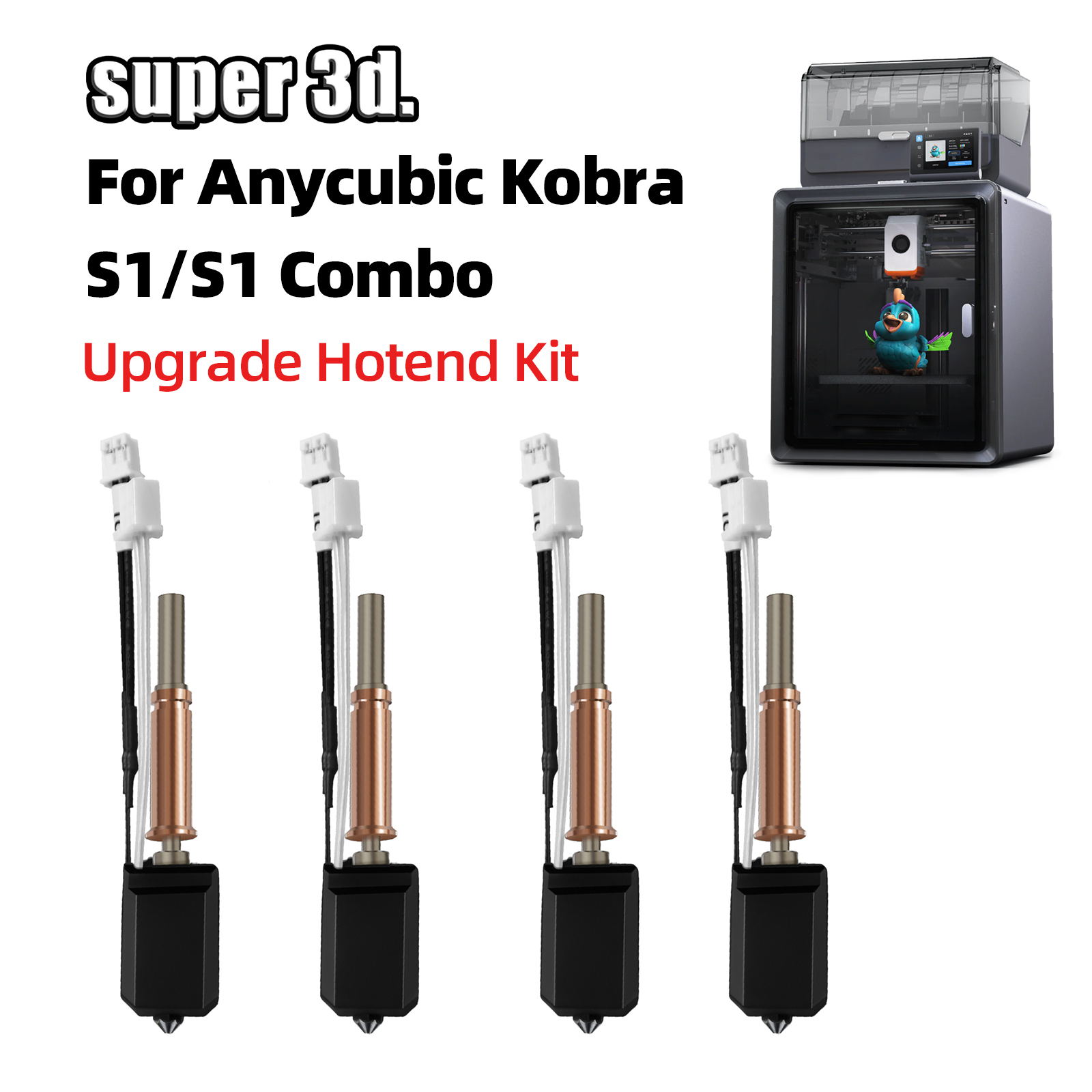 Hotend 0.4Mm - Kit de tête de chauffe améliorée