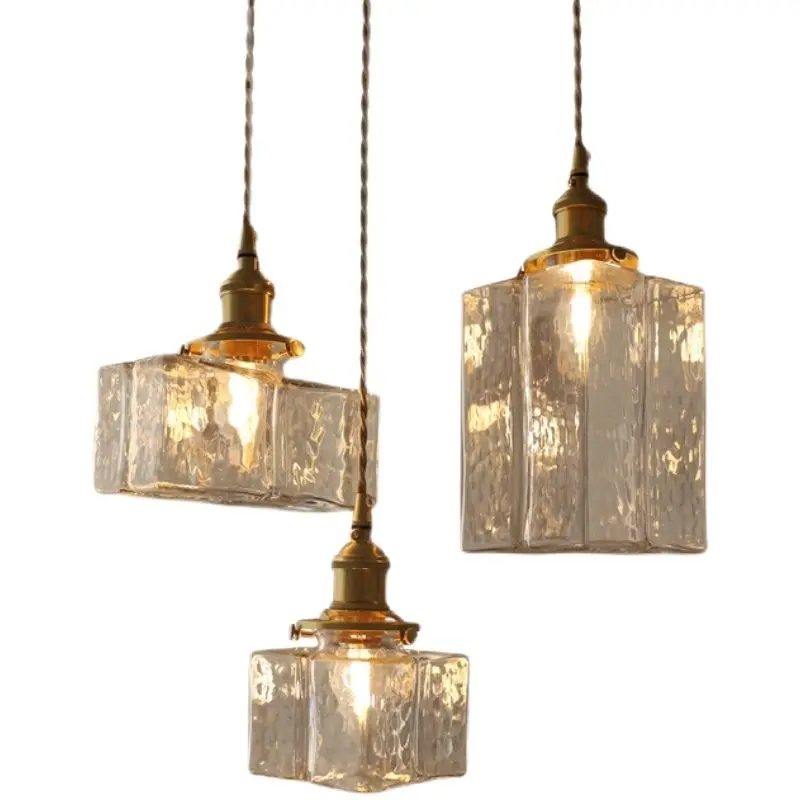 Glass Bed - # Lampes suspendues rustiques à LED