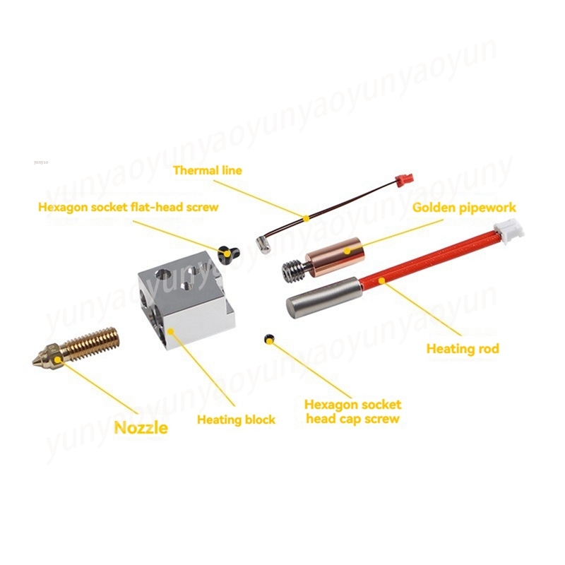 Kit Hotend en métal à haut déb - Printer Nozzle avis et prix