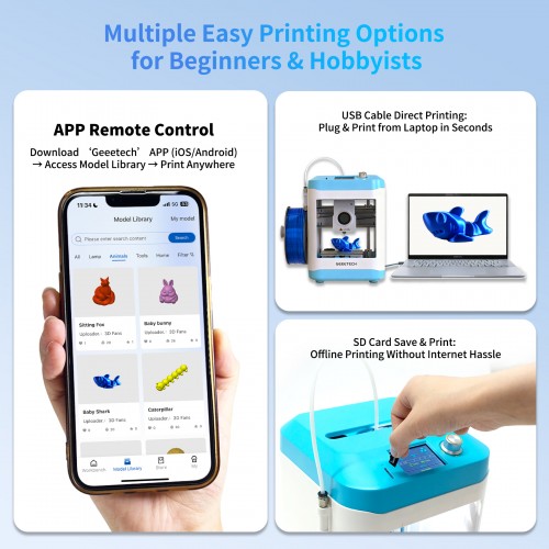 Imprimante 3D FDM Geeetech EU  - Fdm Printer avis et prix