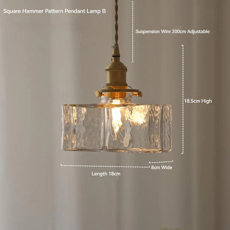 # Lampes suspendues rustiques  - Glass Bed avis et prix