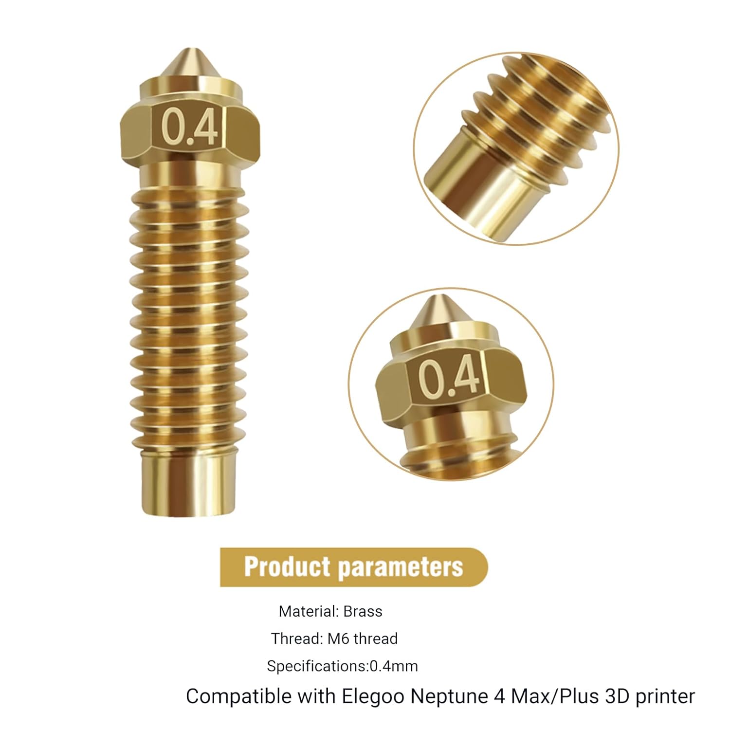5/10PC Elegoo Neptune 4 Plus/N - Hotend 0.4Mm avis et prix